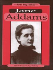 Cover of: Jane Addams: a photo biography