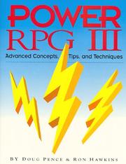 Cover of: Power Rpg III: Advanced Concepts, Tips, and Techniques