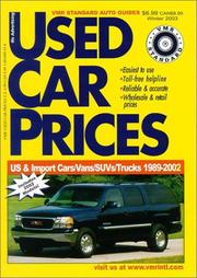 Cover of: Vmr Used Car Prices | Vmr