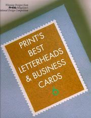 Cover of: Print's Best Letterheads & Business Cards 6 (Print's Best Letterheads & Business Cards)