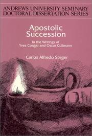 Cover of: Apostolic Succession by Carlos Alfredo Steger