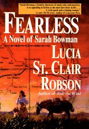 Cover of: Fearless: A Novel of Sarah Bowman