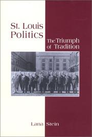 Cover of: St. Louis Politics by Lana Stein