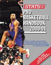 Cover of: Stats Pro Basketball Handbook 2000-01