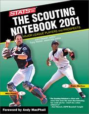 Cover of: The Scouting Notebook 2001 (Sporting News STATS Major League Scouting Notebook)