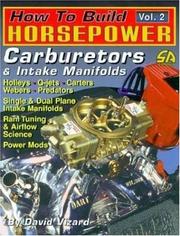 Cover of: Carburetors and intake manifolds