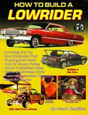 Cover of: How to build a lowrider by Hamilton, Frank