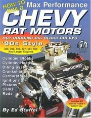 Cover of: How to Build Max Performance Chevy Rat Motors: Hot Rodding Big-Block Chevys (S-A Design)