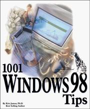 Cover of: 1001 Windows 98 tips by Kris A. Jamsa