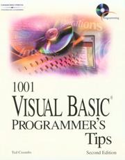 Cover of: 1001 Visual Basic Programmer's Tips (1001)