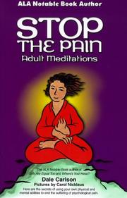 Cover of: Stop the pain: adult meditations