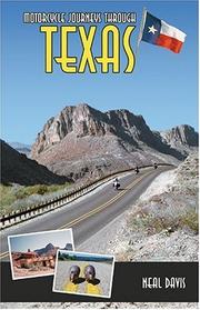 Cover of: Motorcycle journeys through Texas