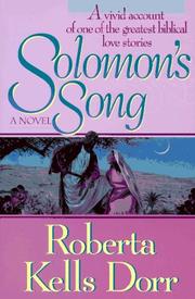 Solomon's song by Roberta Kells Dorr