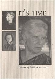 Cover of: It's time: poems