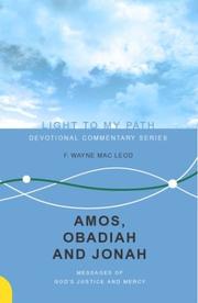 Cover of: Amos, Obadiah, and Jonah | F. Wayne MacLeod