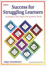 Cover of: Success for Struggling Learners: Techniques That Target Your Students' Needs