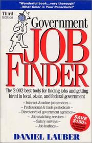 Cover of: Government job finder, 1997-2000