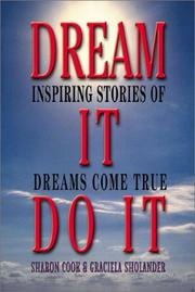 Cover of: Dream It Do It by Sharon Cook, Graciela Sholander