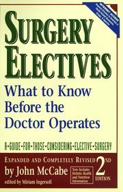 Cover of: Surgery Electives by John McCabe