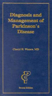 Cover of: Diagnosis and management of Parkinson's disease: Cheryl H. Waters.