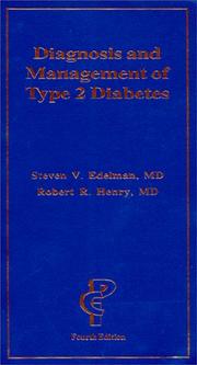 Cover of: Diagnosis and management of type 2 diabetes