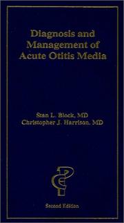 Cover of: Diagnosis and Management of Acute Otitis Media, 2nd edition