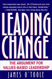 Cover of: Leading change | James O