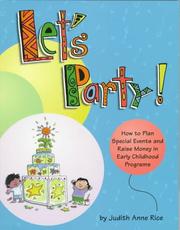 Cover of: Let's party!: how to plan special events and raise money in early childhood programs