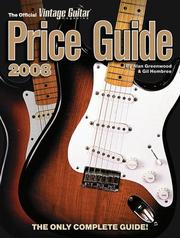 Cover of: 2008 Official Vintage Guitar Magazine Price Guide