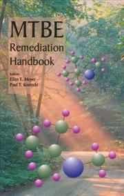 Cover of: MTBE Remediation Handbook (ERCOFTAC)