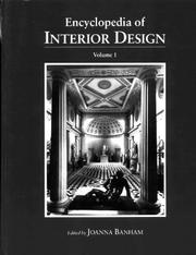 Cover of: Encyclopedia of interior design