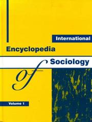 Cover of: International encyclopedia of sociology