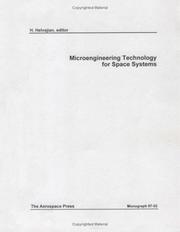 Cover of: Microengineering Technology for Space Systems