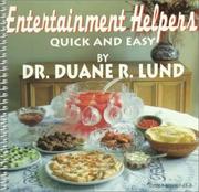 Cover of: Entertainment Helpers by Duane Lund