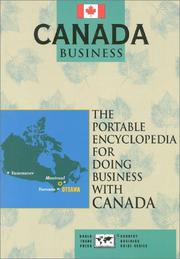 Cover of: Canada business: the portable encyclopedia for doing business with Canada