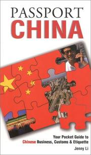 Cover of: Passport China | Jenny Li