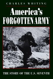 Cover of: America's Forgotten Army by Charles Whiting