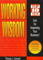 Cover of: Working Wisdom: Top 10 Lists for Improving Your Business