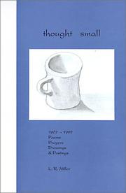 Cover of: Thought small: 1967-1997 poems, prayers, drawings & postings