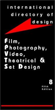 Cover of: IDD5: Film, Photography, Video & Theatrical Design: International Directory of Design, volume 8