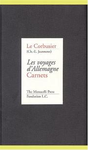 Cover of: Les voyages d'Allemagne: carnets