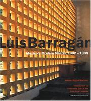 Cover of: Luis Barragán by Antonio Riggen Martínez