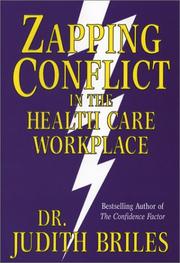 Cover of: Zapping Conflict in the Health Care Workplace