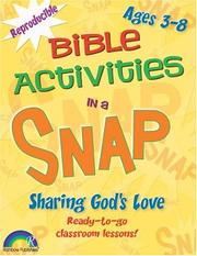 Bible Activities in a Snap by Barbara Rodgers