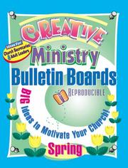 Cover of: Creative Ministry Bulletin Boards by Cindy Schooler