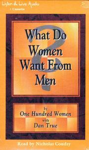 Cover of: What Do Women Want from Men