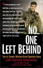 Cover of: No One Left Behind: The Lt. Comdr. Michael Scott Speicher Story