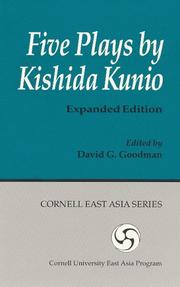 Cover of: Five Plays by Kishida Kunio