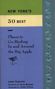 Cover of: New York's 50 best places to go birding by John Thaxton