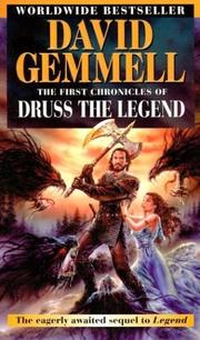 Cover of: The First Chronicles of Druss the Legend (Drenai Tales, Book 6)
